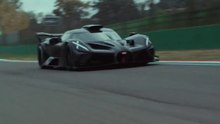 It Will Use Brembo's Largest Carbon Brakes.1826 Hp, BUGATTI BOLIDE, Water Testing at Imola Circuit