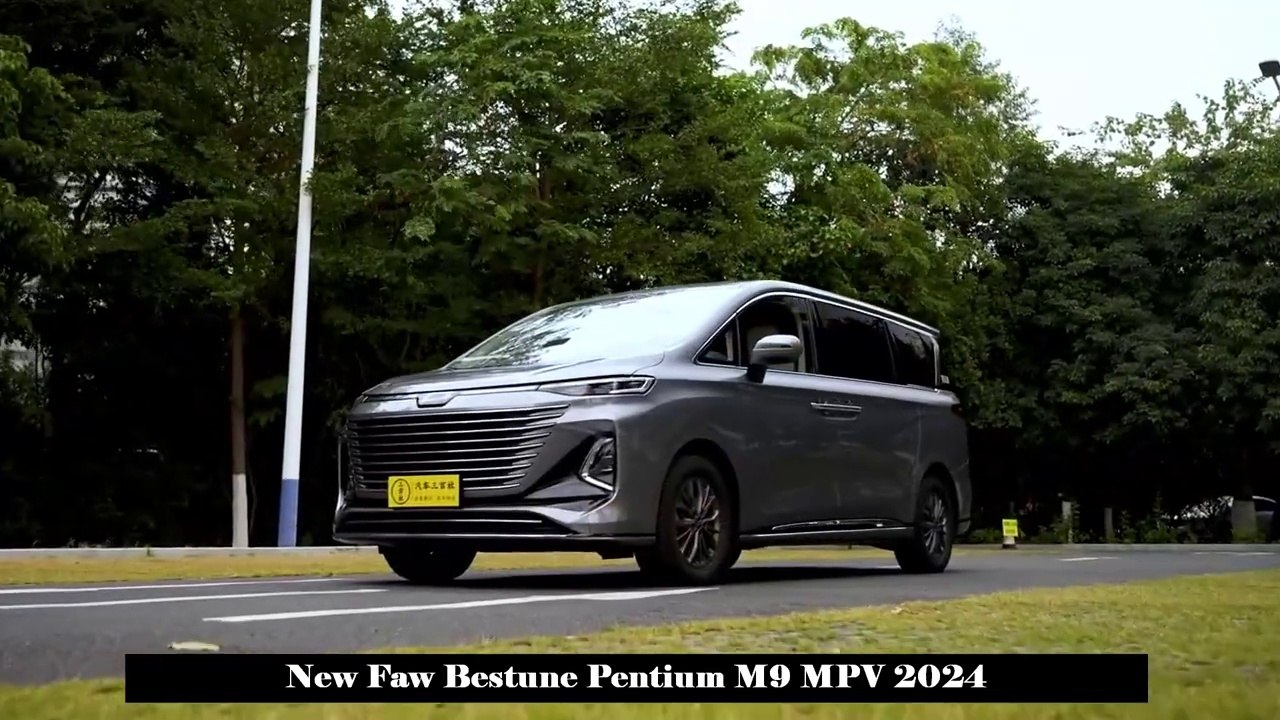 A seven-seat Mid-Large Luxury MPV , New Faw Bestune Pentium M9 MPV 2024