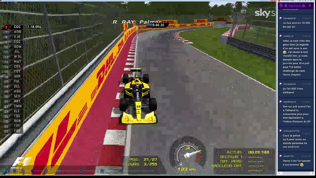 F1Brain S3  2015  GP du Canada 7/16  qualifs & courses  rFactor IA league