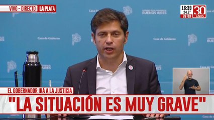 Kicillof: "Milei se roba el recurso de las provincias"