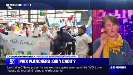 Prix planchers sur les matières premières agricoles: "On veut croire qu'un chantier sérieux démarre", affirme Laurence Marandola (porte-parole de la Confédération paysanne)