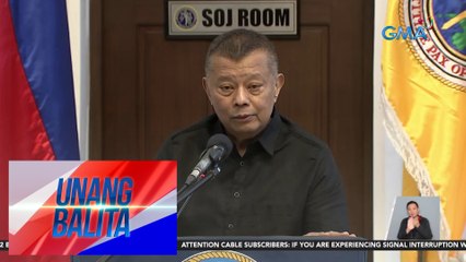 Justice Sec. Remulla, balik-opisina na matapos magpagaling sa ilang komplikasyon ng kaniyang immune system | UB