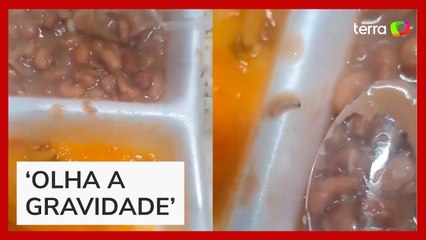 Paciente denuncia larvas na comida de UPA de Belo Horizonte