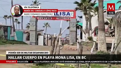 "Los obligaron a meterse al mar y mi hijo no sabía nadar": Madre de militar desaparecido