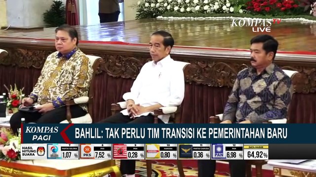 Menteri Investasi Bahlil Lahadalia Sebut Tak Perlu Tim Transisi Jokowi-Prabowo