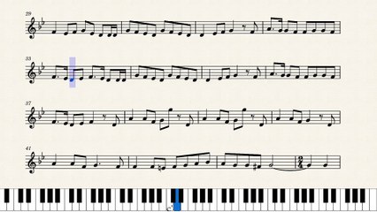 النوتة الموسيقية ,,,,,,لرائعة روائع شادية,,القلب معاك ثانية بثانية,, ,,,تدوين ماهر الغمرى