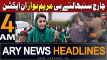 ARY News 4 AM Headlines 27th February 2024 | CM Punjab Maryam Nawaz In Action