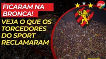 Grenal provoca reclamações de torcedores do SPORT nas redes sociais; entenda