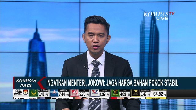 Ingatkan Menteri, Jokowi: Jaga Harga Bahan Pokok Stabil