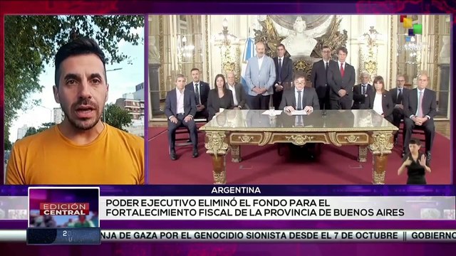 El poder ejecutivo de Argentina eliminó el fondo para el fortalecimiento fiscal de Buenos Aires