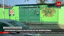 Suspenden clases en escuelas de Berriozábal tras ola de violencia en Chiapas