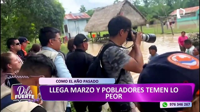 Lluvias torrenciales provocan temor en pobladores de varias regiones del país