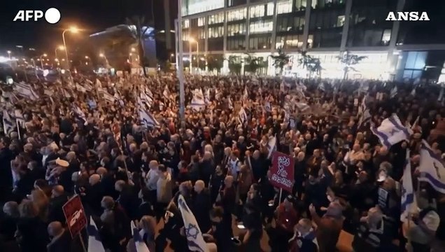 Israele, manifestazione contro il Governo a Tel Aviv