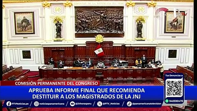 Congreso: Comisión Permanente aprobó informe que recomienda destituir a integrantes de la JNJ