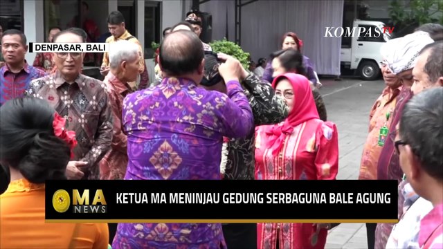 Ketua MA Meninjau Gedung Serbaguna Bale Agung Pengadilan Tinggi Denpasar