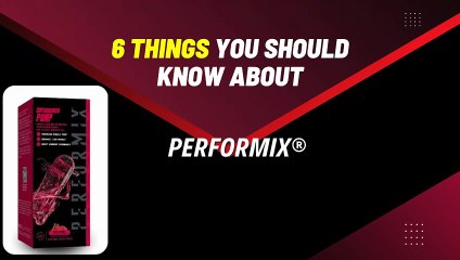 Performix 6 Things Preworkout V7