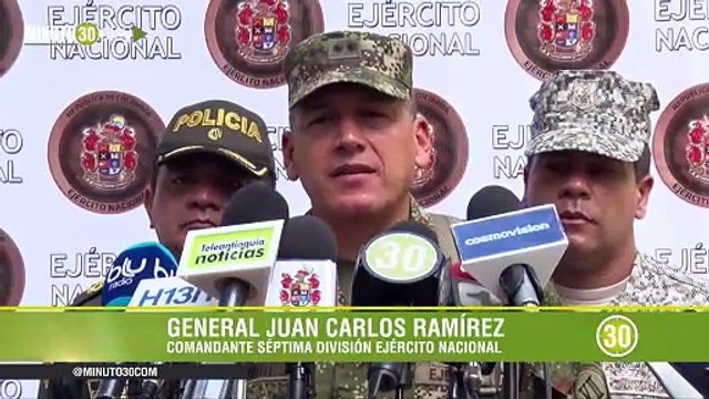 05-08-19 Caen 14 integrantes de ‘Los Caparros’ que delinquen en el Bajo Cauca
