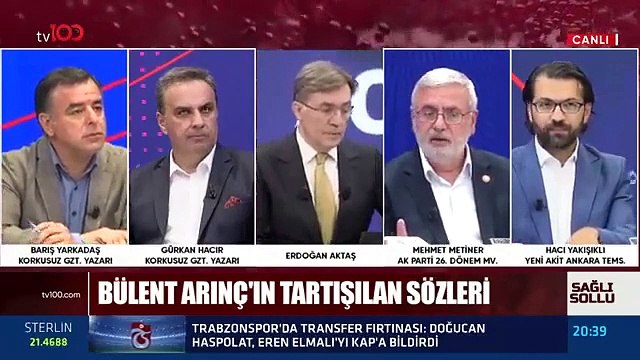 Bülent Arınç’ın partiden atılmasını istedi | Mehmet Metinerer Arınç'a açtı ağzını yumdu gözünü | Arınç şimdi buna ne diyecek