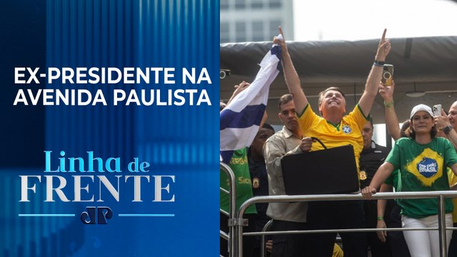 Aliados do governo reconhecem força de ato de Bolsonaro em São Paulo | LINHA DE FRENTE