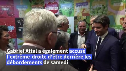 Gabriel Attal au Salon de l'agriculture dénonce "le cirque politique"