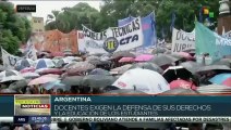 Argentina: Paro nacional de docentes