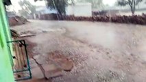 बारां जिले में तेज बारिश के साथ ओलावृ​ष्टि