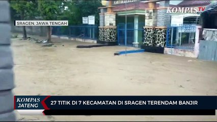 27 Titik di 7 Kecamatan di Sragen Terendam Banjir