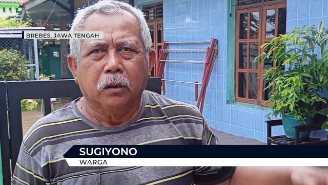 Tanggul Jebol, 6 Kecamatan di Brebes Terendam Banjir