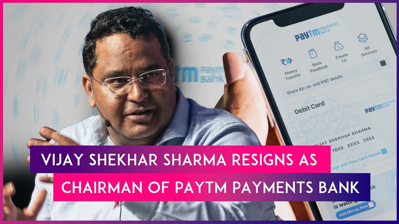 Vijay Shekhar Sharma Resigns As Chairman Of Pay...