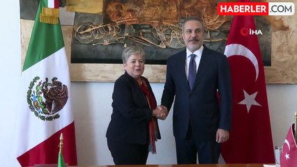 Dışişleri Bakanı Fidan, Meksikalı mevkidaşı Alicia Bárcena Ibarra ile görüştü