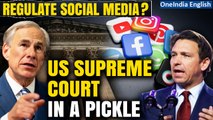 US Supreme Court Faces Rift Over Florida & Texas Social Media Regulations| Oneindia News