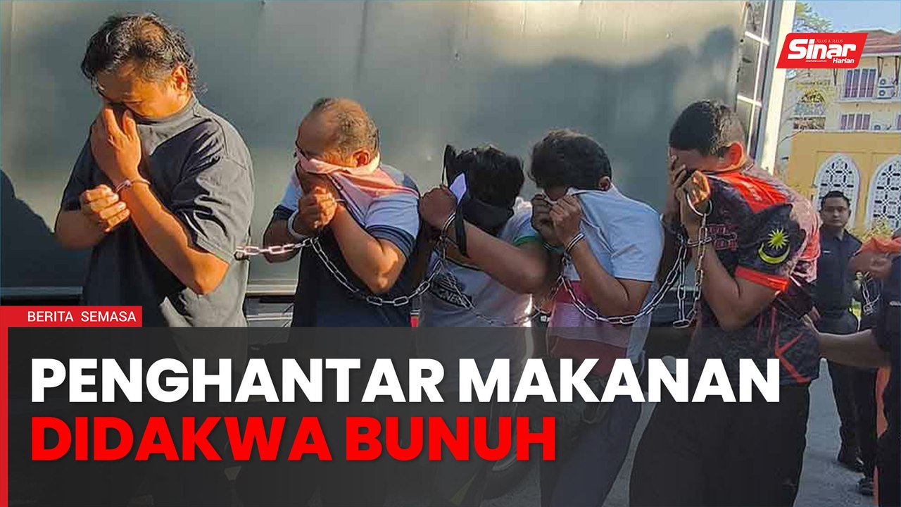 Lima penghantar makanan didakwa membunuh