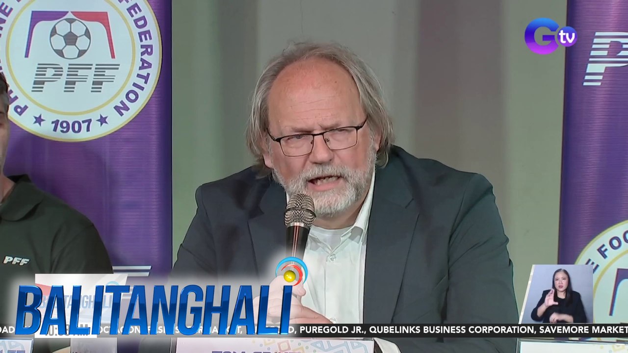 Belgian Coach Tom Saintfiet, ipinakilala bilang bagong head coach ng Philippine Men's National Football Team | BT