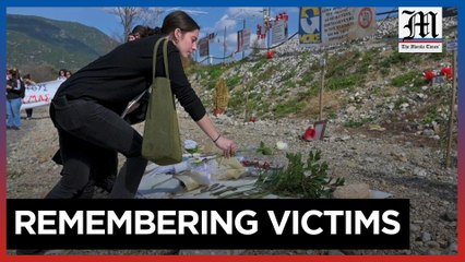 Students Honor Victims at Greece’s Deadliest Train Disaster 🚆