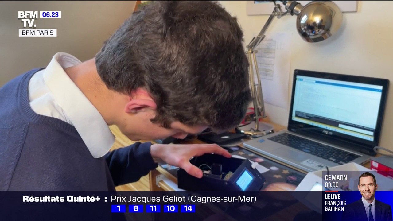 "J'ai inventé le moltimètre": à 17 ans, il invente une balance révolutionnaire dans les Yvelines