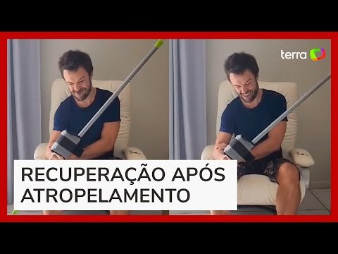 Kayky Brito mostra como tem sido processo de recuperação após atropelamento