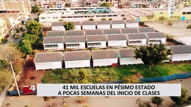 Cerca de 41 mil escuelas en pésimo estado a pocas semanas del inicio de clases