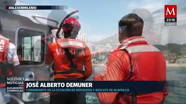 Secretaría de Marina persiste en búsqueda de desaparecidos en Acapulco tras huracán 'Otis'