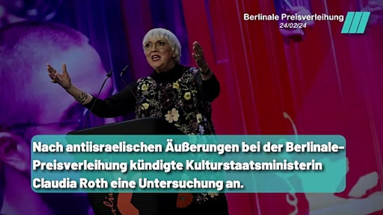 Berlinale Skandal Claudia Roth leitet Untersuchung mit dem Bürgermeister ein
