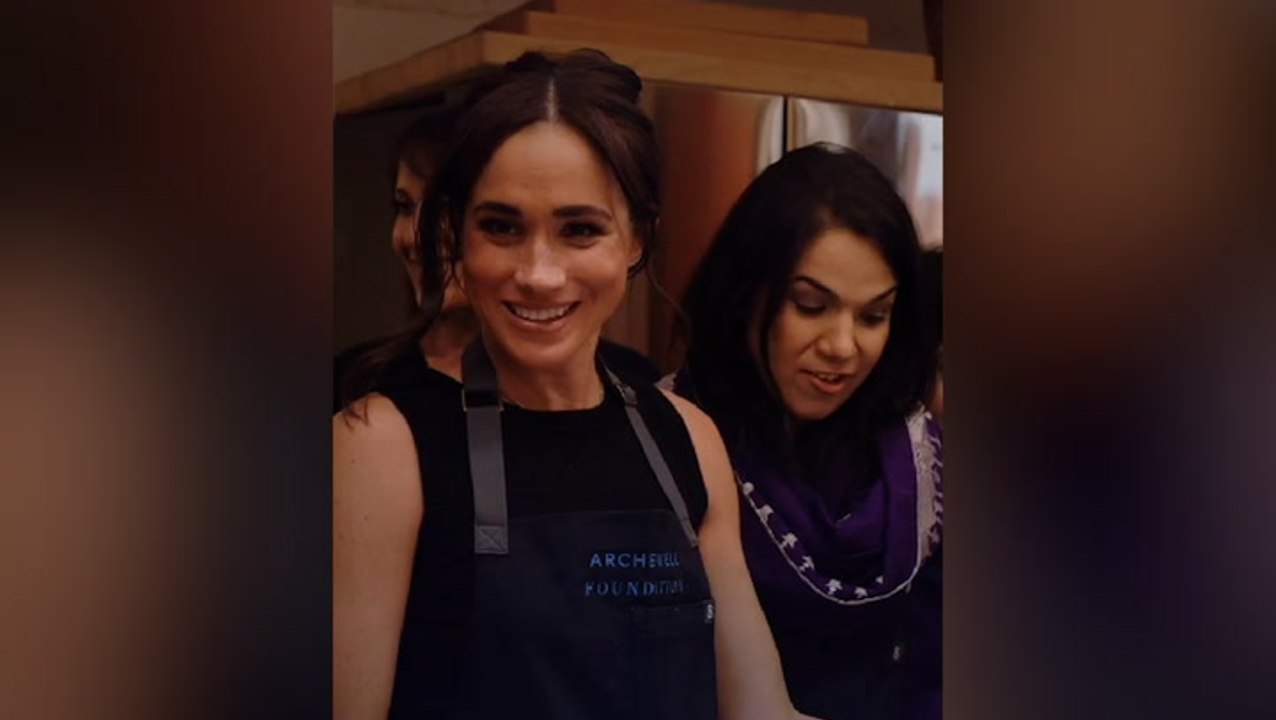 Meghan makes dumplings with Afghan women in newly-released video