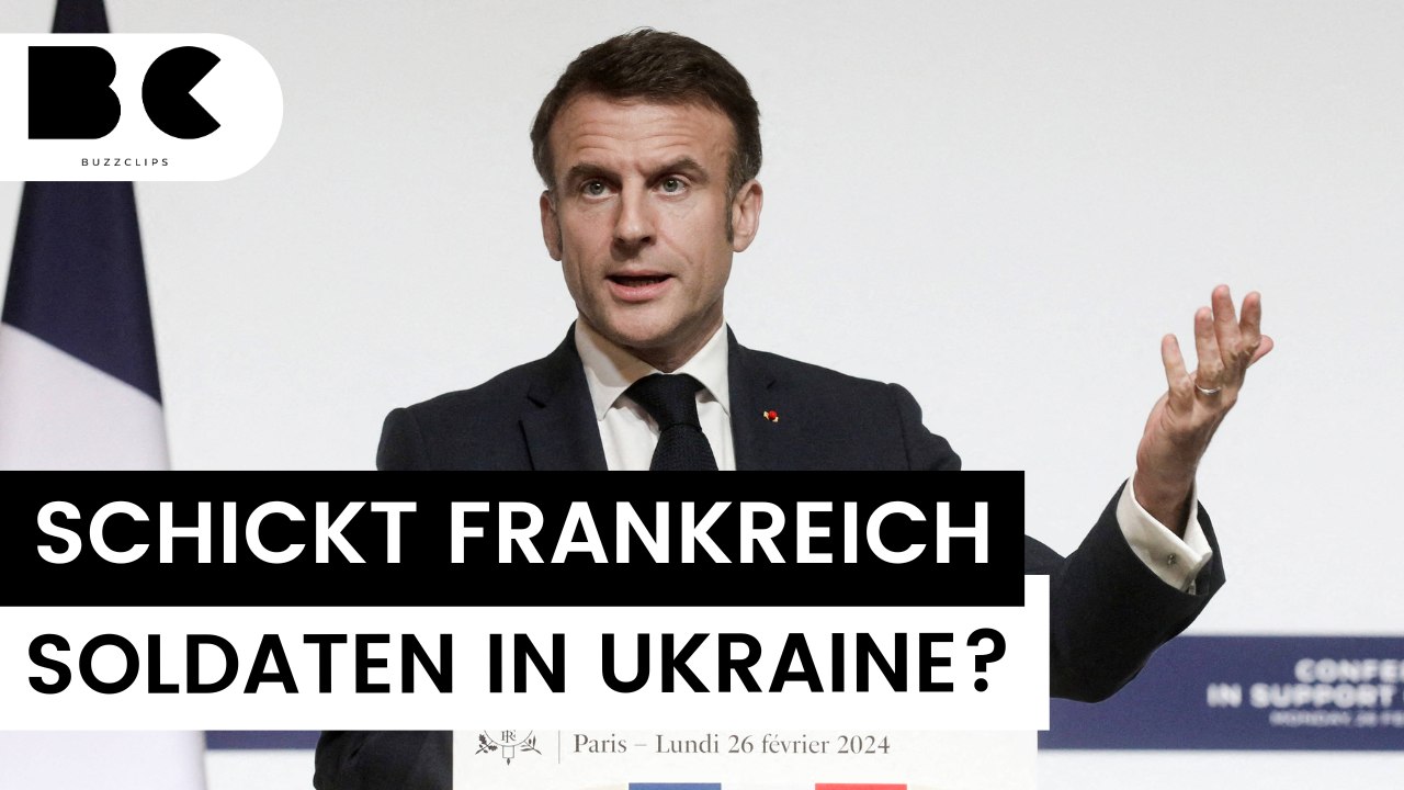 Macron denkt über entsendung westlicher truppen nach