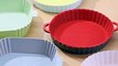 Silicone Basket Pot Tray Airfryer Liner For Air Fryer Reusable Container Accessories Pan Baking Mold Canister Shape Protector