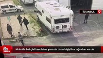 Zeytinburnu'nda mahalle bekçisi kendisine yumruk atan kişiyi bacağından vurdu