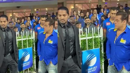 Salman Khan shares cute moment with his little fans at Mumbai airport