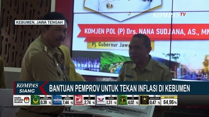 Upaya Tekan Inflasi di Kebumen, Pemprov Jateng Beri Bantuan Rp107 M untuk Sejahterakan Warga
