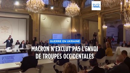Le chef de l'OTAN tempère les propos d'Emmanuel Macron sur l'envoi de troupes en Ukraine