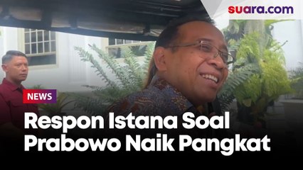 Soal Kenaikan Pangkat Kehormatan Prabowo, Istana: Acaranya Besok, Presiden Datang