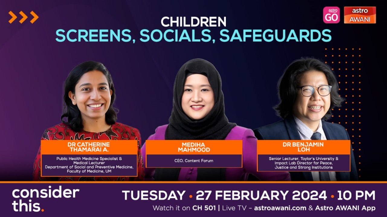 Consider This: Children (Part 3) - Mitigating Risks of Social Media Exposure