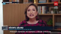 Candidata Xóchitl Gálvez enfrenta violación de privacidad con la revelación de su número telefónico