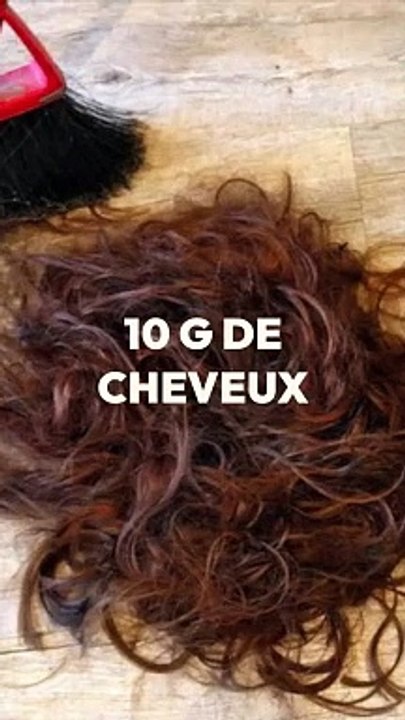 10 kilos de cheveux c'est ça 